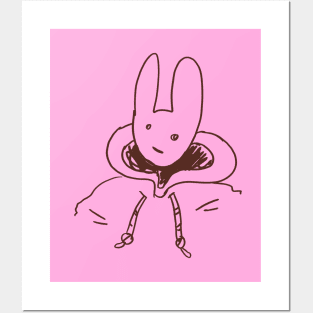 little rabbit guy Posters and Art